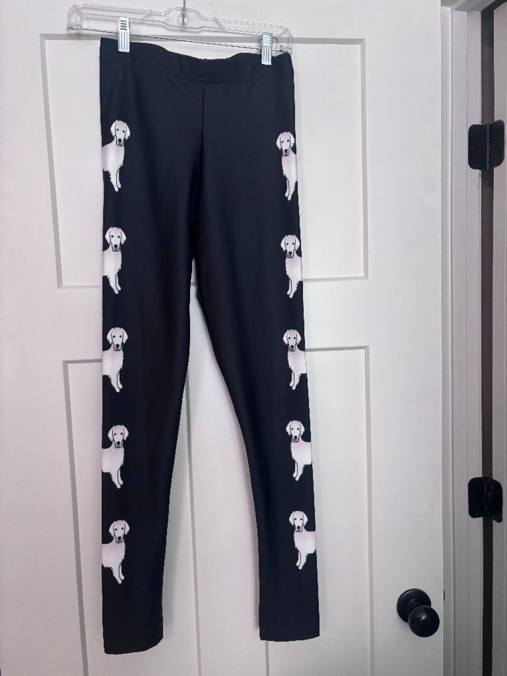 New without tags - Golden Retriever Print Yoga Pants - womens medium